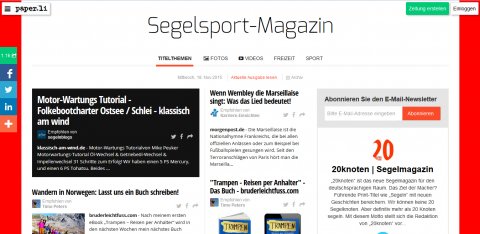 klassisch am wind im Segelsport-Magazin